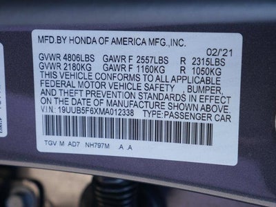 2021 Acura TLX w/Advance Package