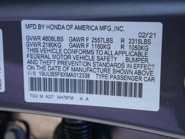 2021 Acura TLX w/Advance Package