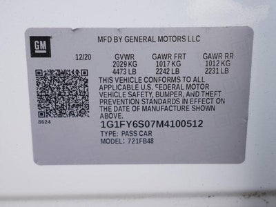 2021 Chevrolet Bolt EV LT