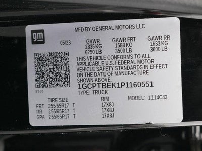 2023 Chevrolet Colorado 4WD Work Truck