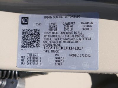 2023 Chevrolet Colorado 4WD Z71