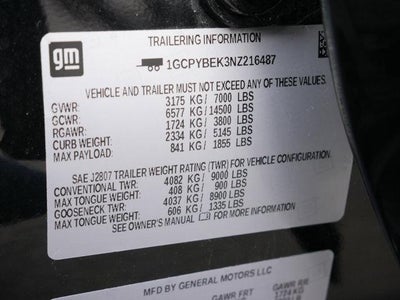 2022 Chevrolet Silverado 1500 LTD Custom