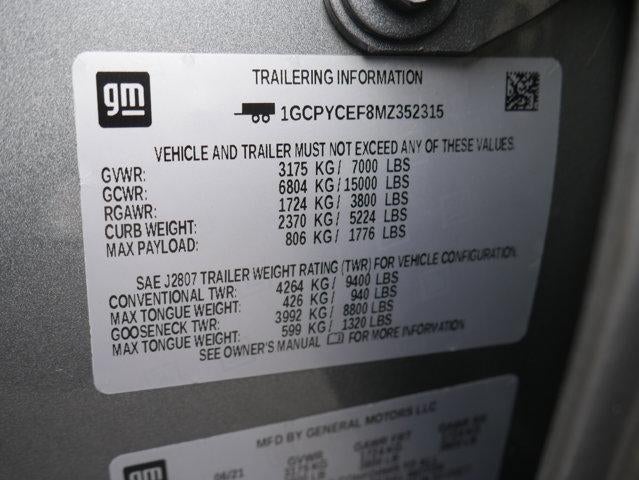 2021 Chevrolet Silverado 1500 Custom Trail Boss