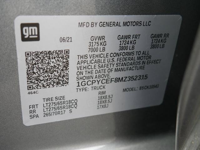 2021 Chevrolet Silverado 1500 Custom Trail Boss