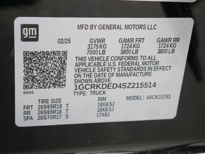 2025 Chevrolet Silverado 1500 LT