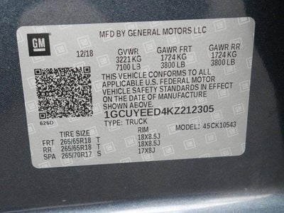 2019 Chevrolet Silverado 1500 RST