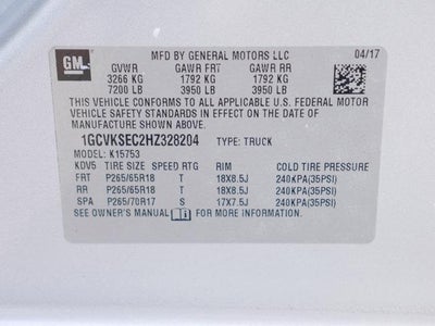 2017 Chevrolet Silverado 1500 LTZ