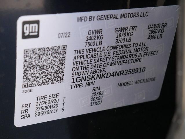 2022 Chevrolet Tahoe LT