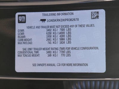 2023 Chevrolet Tahoe RST