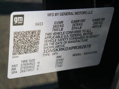 2023 Chevrolet Tahoe RST