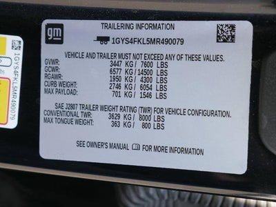 2021 Cadillac Escalade Sport