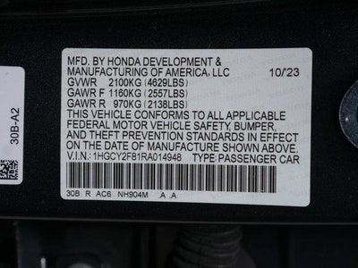 2024 Honda Accord Hybrid Touring