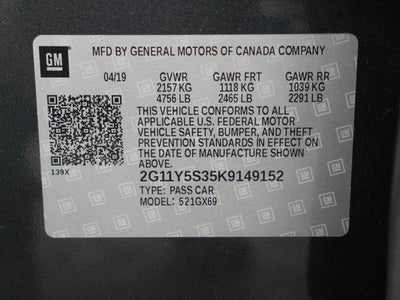 2019 Chevrolet Impala LS