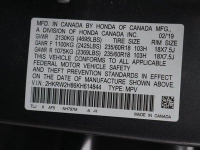 2019 Honda CR-V EX-L