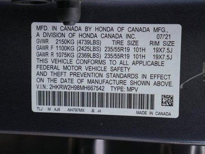 2021 Honda CR-V Touring