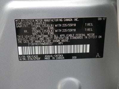 2017 Toyota RAV4 Base