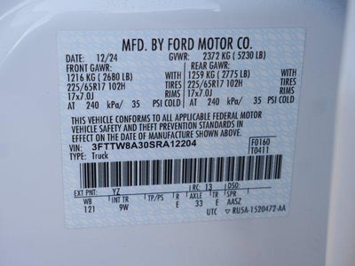 2025 Ford Maverick XL