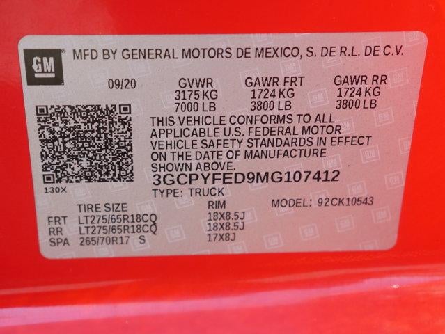 2021 Chevrolet Silverado 1500 LT Trail Boss