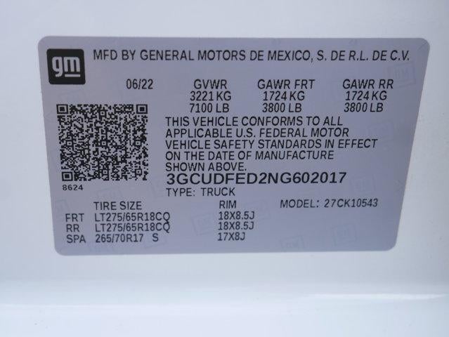 2022 Chevrolet Silverado 1500 LT Trail Boss