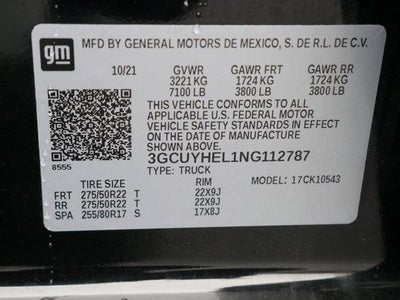 2022 Chevrolet Silverado 1500 LTD High Country