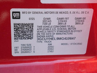 2021 Chevrolet Silverado 1500 High Country