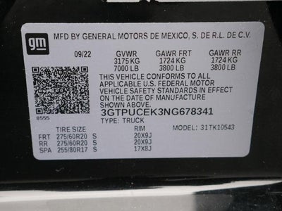 2022 GMC Sierra 1500 Elevation