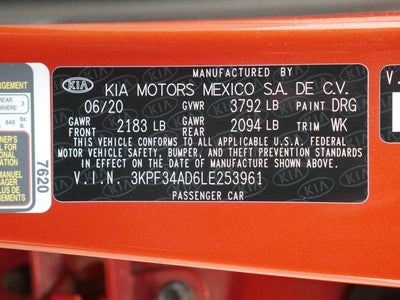 2020 Kia Forte GT-Line