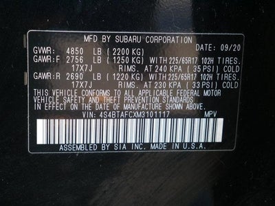 2021 Subaru Outback Premium