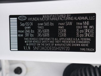 2025 Hyundai SANTA CRUZ SE