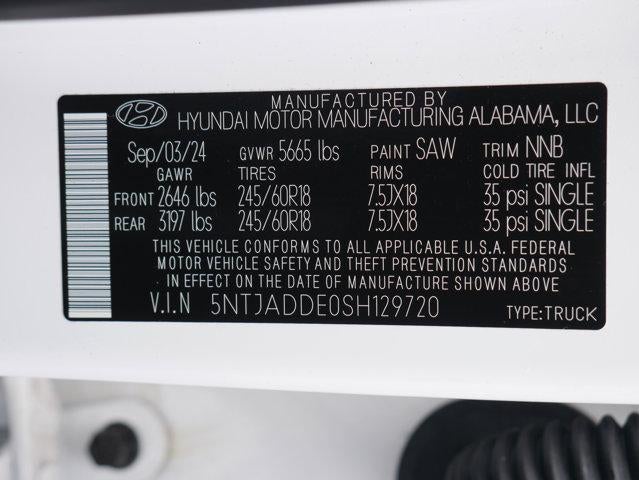 2025 Hyundai SANTA CRUZ SE