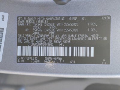 2021 Toyota Highlander Base