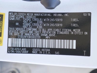 2019 Toyota Highlander Base