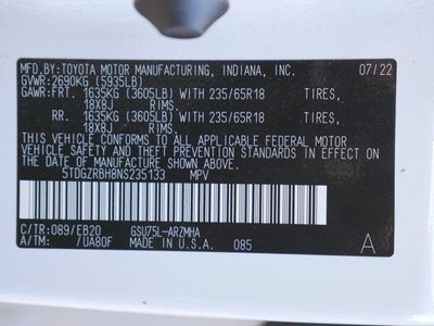 2022 Toyota Highlander XLE