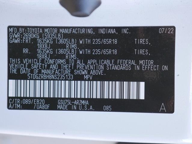 2022 Toyota Highlander XLE