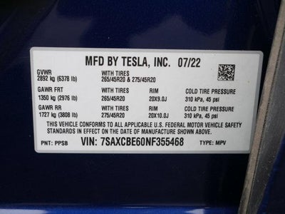 2022 Tesla Model X Plaid