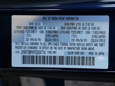 2023 Mazda Mazda CX-5 2.5 S Select Package