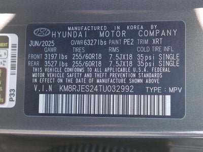 2026 Hyundai PALISADE XRT Pro