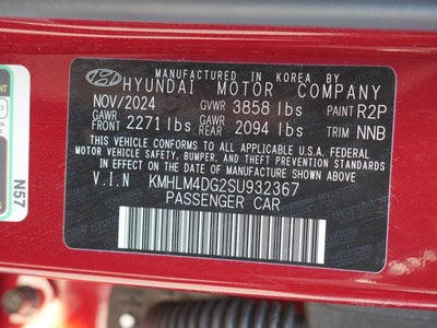 2025 Hyundai ELANTRA SEL Sport