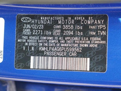 2023 Hyundai ELANTRA Limited