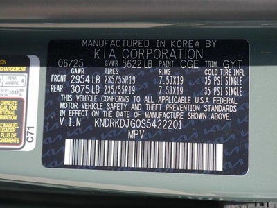 2025 Kia Sorento Hybrid SX Prestige
