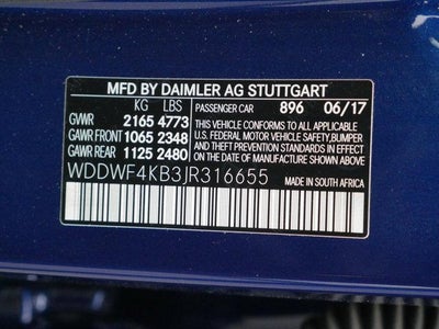 2018 Mercedes-Benz C-Class C 300