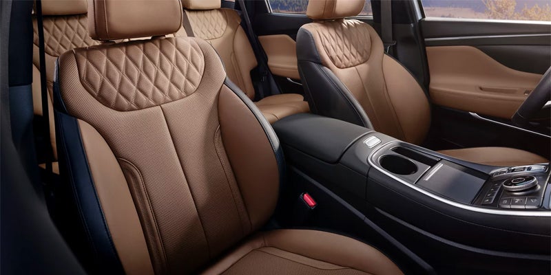 Seating comfort of 2024 Hyundai Santa Fe Hybrid with safety features