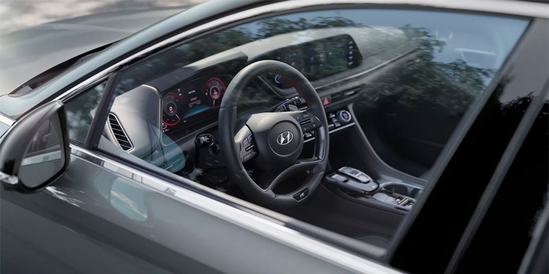 Dashboard of 2024 Hyundai Sonata showing features