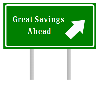 Great Savings ahead